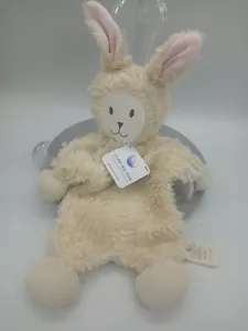 Under the Nile Organic Snuggle Bunny Rabbit Lovey Pink Ears Security Blanket Toy - Picture 1 of 6