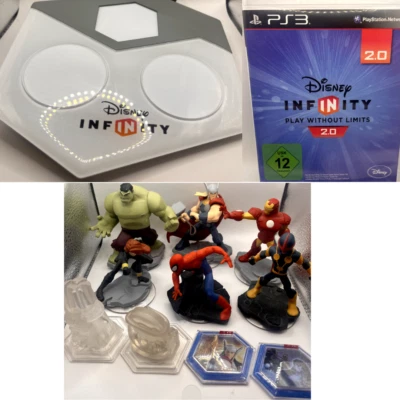 Disney Infinity 2.0: Starter Set PS3 6 Marvel Figuren + Portal + Power Discs - Bild 1 von 4