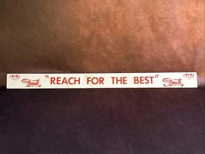 Letrero Louis Trauth Dairy Rack Leche Newport Ky Vaca Gráfico Metal Lata Cincinnati OH Foto 1 de 4