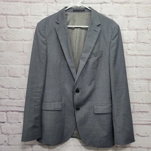 Abrigo Deportivo Hugo Boss Italiano Reda Talla 40R 100% Lana Virgen Gris Elástico - Imagen 1 de 8