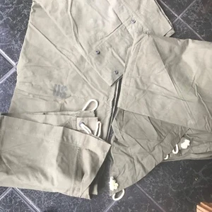 Vintage US Military Canvas Shelter - Both Halves - No Mildew  - Picture 1 of 3