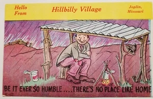 Laff Gram Baxtone Postcard "Hillbilly Village Joplin, MO Original Art Print R-12 - Picture 1 of 8