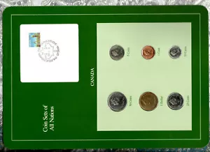 Coin Sets of All Nations Canada 1988 But 25 Cents 1986 5 cents 1987 UNC 88.11.9 - Picture 1 of 4