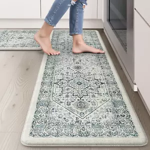Kitchen Mats Cushioned anti Fatigue Mats for Kitchen Floor, Non-Skid Waterproof - Picture 1 of 9