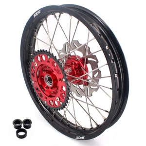Llanta trasera KKE 19" apta para Honda CRF250R 2004-2013 CRF450R 2002-2012 CNC buje rojo - Imagen 1 de 6