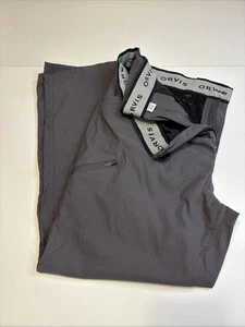Orvis Tech Pants Mens Size 38x30 Nylon Stretch Dark Gray - Picture 1 of 15