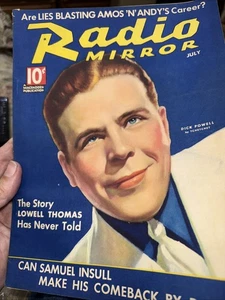 Radio Mirror Magazine—-July 1936 Vintage Issue—bagged - Picture 1 of 1