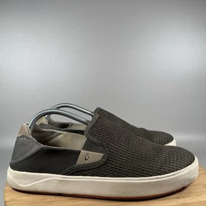 Zapato Deportivo Olukai Lae'ahi Sin Cordones Tacón Caído Gris Arcilla Talla 10 - Imagen 1 de 8