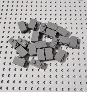 LEGO Basic Baustein Grundstein Basisstein 1x2 neu dunkelgrau 20x Brick 3004 R1 - Picture 1 of 1