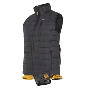 DEWALT Women's Standard Lightweight Puffer Heated Vest Kit, Black, Small - DCHV0 - Picture 1 of 9