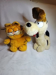 Vintage Dakin Odie 81 mit Etikett & Garfield 83 Stofftier - Bild 1 von 9