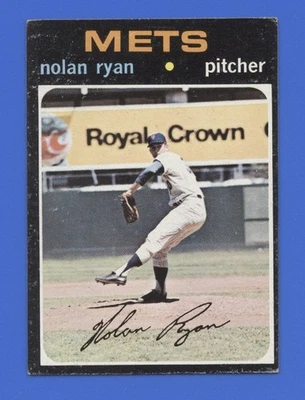 1971 Topps Nolan Ryan VG New York Mets HOF #513 - Image 1 of 2