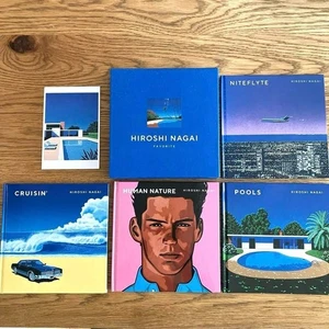 Hiroshi Nagai Favorite Box + NITEFLYTE + Postcards Full Art Book Set Limited NEW - Picture 1 of 12