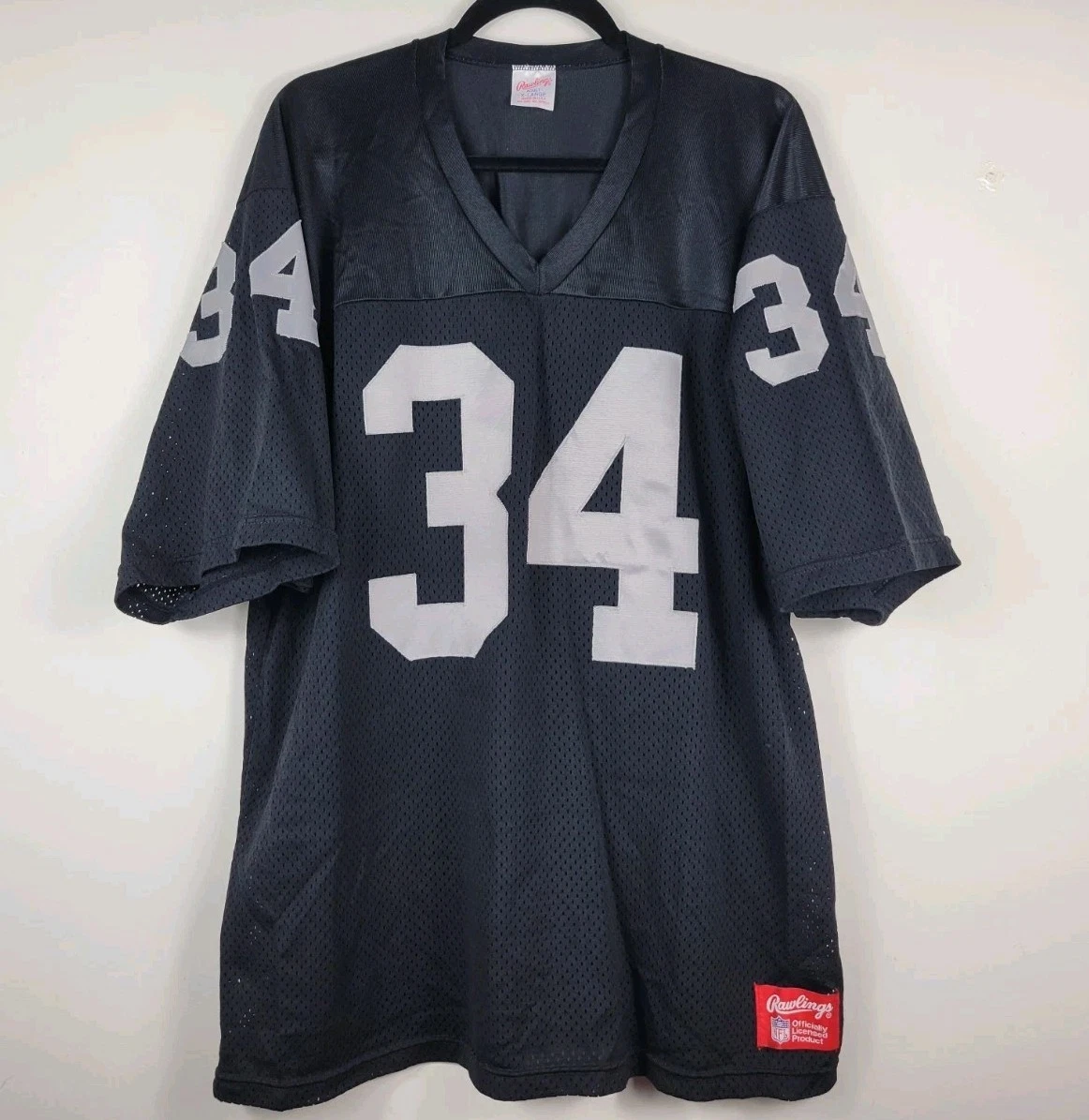 希少！90's NFL LOS ANGELS RAIDERS 1990-92 Los Angeles Raiders Allen #32 Champion Home Jersey