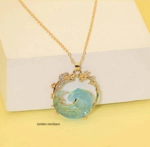 New Wave necklace, a necklace in the shape of waves - Picture 1 of 4
