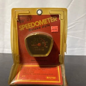 Nuevo de Lote Antiguo Bikeway 26" 27” Estilo Deluxe Velocímetro Modelo 3010 Vintage Dial Day-Glo - Imagen 1 de 12