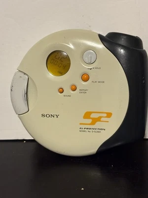 Reproductor de CD deportivo Sony Walkman D-SJ301 S2 protección G - PROBADO PROBLEMAS DE FUNCIONAMIENTO Foto 1 de 4