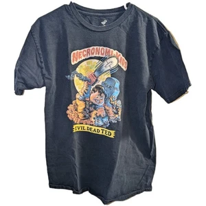 Unisex Medium Necronomi-Kids Evil Dead Red Parody T-Shirt Halloween Retro - Bild 1 von 4