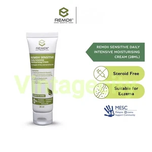 REMDII Sensitive Daily Intensive Moisturising Cream (28ml), Steroid-free, Eczema - Picture 1 of 6