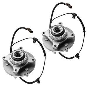 Front Wheel Bearings and Hubs For F-150 V6 3.5L Flex 4WD Only 2015-2017 - Picture 1 of 20