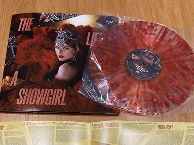 Taylor Swift The Life Of A Showgirl Vinyl - Red Lipstick And Lace - Image 1 of 4