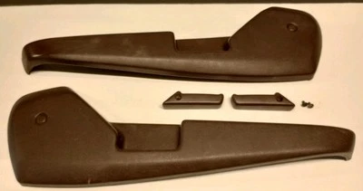 1986 SUBARU GL WAGON FRONT SEAT PLASTICS AND RECLINE LEVERS W/HARDWARE - Image 1 of 4