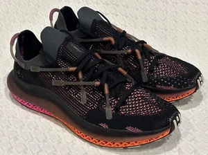 ADIDAS 4D Fusio Primeknit Black Orange Pink Training Running Shoes NEW Mens Sz 9 - Picture 1 of 14
