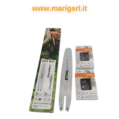 CUT KIT N2. Box 3 in 1 Barra e 2 catene creato da STIHL per MS 162 170 171 172