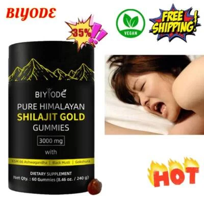 BIYODE Pure Himalayan Shilajit Rubberes Supporto Immunitario-con-Ashwagandha-✲✲