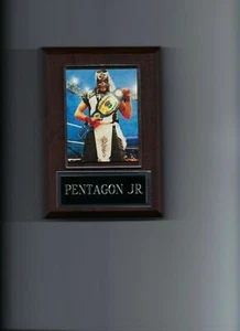 PENTAGON JR PLAQUE WRESTLING LUCHA UNDERGROUND WITH BELT - Picture 1 of 1