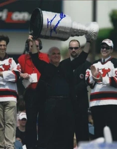 Autographed 8x10 LOU LAMORIELLO New Jersey Devils  photo - w/COA - Picture 1 of 1
