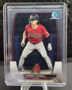 Tarjeta de novato Bowman 2023 cromada Corbin Carroll RC - Arizona Diamondbacks - Imagen 1 de 2