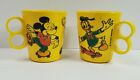 Eagle - Walt Disney Productions - 3 tasses en plastique 1/2" - Donald/Mickey/Minnie
