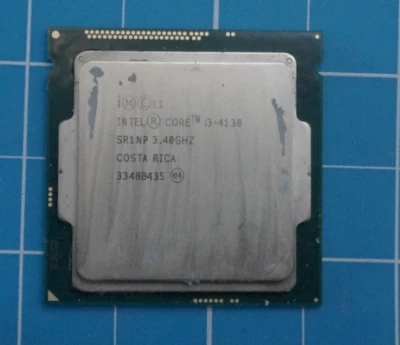 Procesador CPU Intel Core i3-4130 SR1NP 3,4 GHz 512 doble núcleo LGA1150 SIN PROBAR Foto 1 de 2