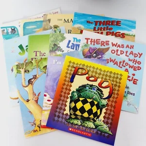 Scholastic Children's Picture Book Bulk Lot Bundle Large Paperback Homeschool 11 - Picture 1 of 16