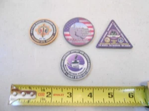 RARE SET 4 CONTRACT SUPPORT CSB HAWAII OCSJX US ARMY POKER CHIP CHALLENGE COIN - Picture 1 of 5