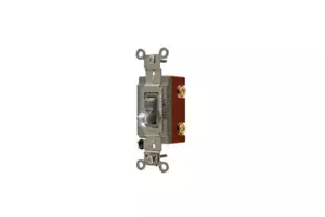 Hubbell HBL1221ILC 20A Illuminated Toggle Switches Red 120-277 VAC Spec Grade - Picture 1 of 7