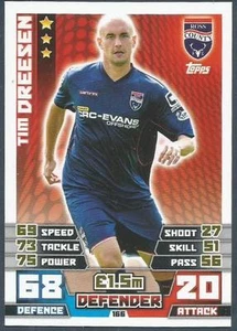 TOPPS MATCH ATTAX SPL 2014-15- #166-ROSS COUNTY-TIM DREESEN - Picture 1 of 1