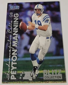 1999 Fleer Tradition Blitz Collection #2 Peyton Manning Indianapolis Colts - Bild 1 von 2