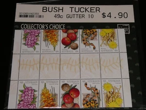 MINT 2002 BUSH TUCKER STAMP GUTTER BLOCK OF 10 - UNOPENED PACK - Picture 1 of 1