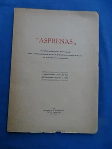 "ASPRENAS"-PUBBLICAZIONE ACCADEMIA ECCLESIASTICA NAPOLETANA-S.PIETRO IN VINCULIS - Picture 1 of 2
