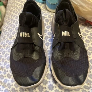Nike Niños Flex Runner dj6038-002 Negro Zapatos para Correr Tenis Talla 3.5y - Imagen 1 de 7