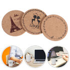 12 Pcs Thick Corkboard Placemat Cup Coasters for Table Simple