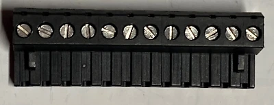 12 Way 12A Pluggable Terminal Block Free Plug 5mm Pitch - Image 1 of 4