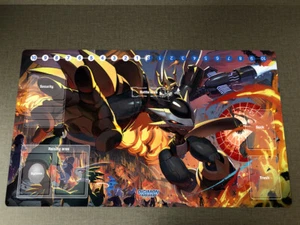 Digimon Playmat CCG DTCG TCG Mat Imperialdramon Trading Card Game Mat Pad & Bag - Picture 1 of 6