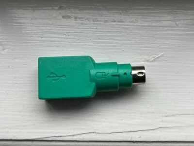 PS/2 Female to USB 2.0 Male Port Adapter Converter for PC Keyboard Mouse M471 - Image 1 of 4