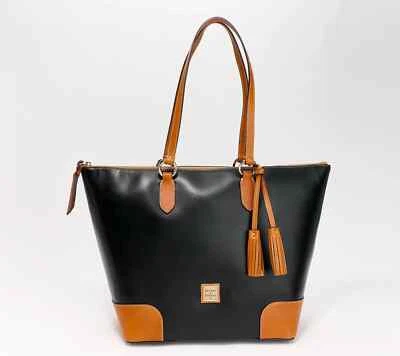 Bolso de Mano Dooney & Bourke Wexford Cuero Carrera Negro, Bolso A626468 Foto 1 de 4