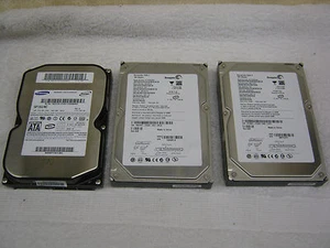3 SATA Hard Drives - Picture 1 of 1