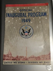 Harry S. Truman 1949 Inaugural Program - Picture 1 of 6