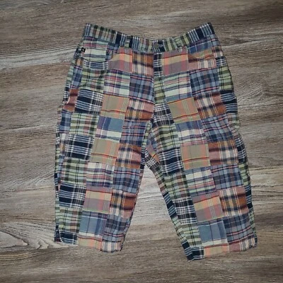 Pantalones cortos para mujer Lauren Ralph Lauren LRL parche edredón 100 % algodón 5 bolsillos edredón Foto 1 de 4